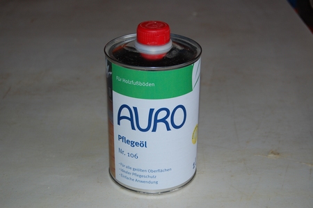 Auro 106 Pflegeöl - Onderhoudsolie aqua in 1 ltr blik