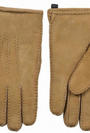 Schapenvacht heren handschoenen kleur Camel