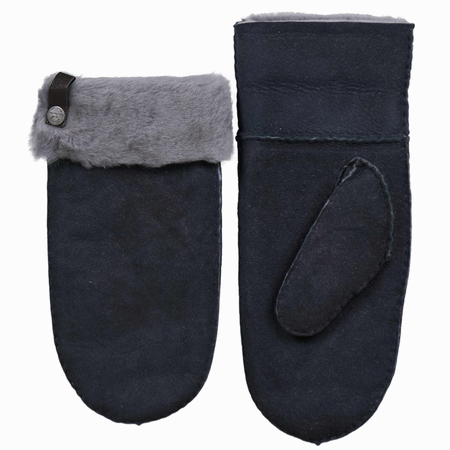 Schapenvacht wanten ; kleur GRIJS