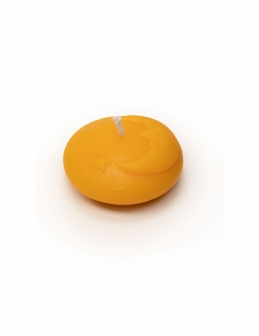 kaarsje in de vorm van een halve maan en ster  7 x 3 cm
