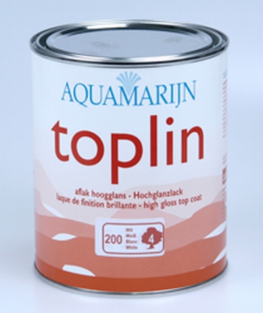Toplin aflak hoogglans buiten    WIT