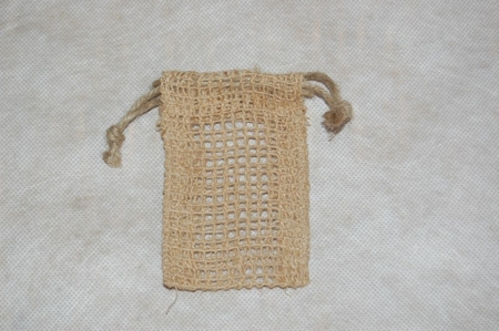 Hiro jute gaaszakje met sluitkoord  ---  8 x 12cm