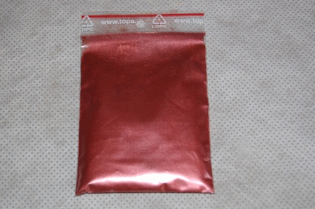Glimmer opaal rood 5 gram!