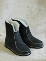 Hoge pantoffel  voor dame of heer  maat 36 t/m 42