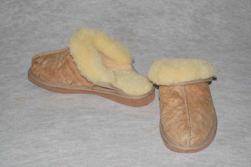 Instap-Pantoffel lamsvacht maat 47-50