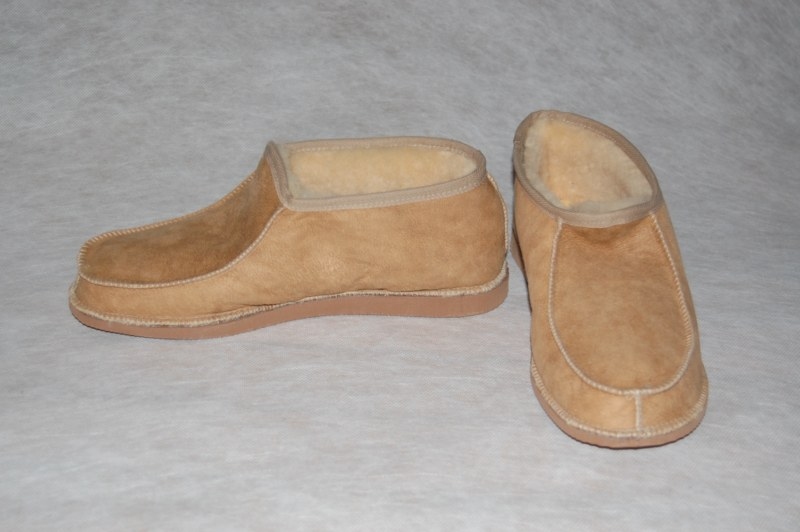 Pantoffel lamsvacht zonder bontrand maat 47- 50