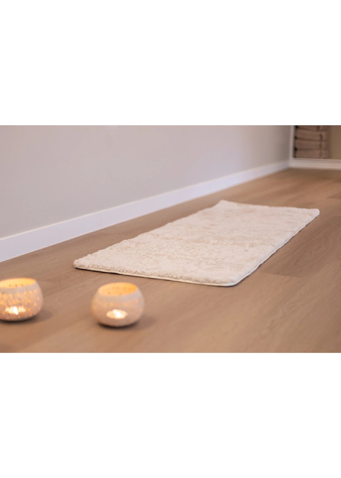 Yoga mat183 x 66cm geschikt voor rustige yogavormen met hoes