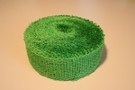 Jute band gekleurd  4 cm breed  rol 25 meter